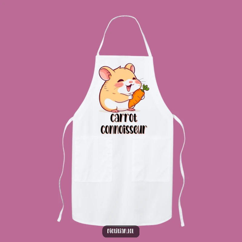 Funny Hamster Carrot Apron: Cook with Cute, Comical Delight