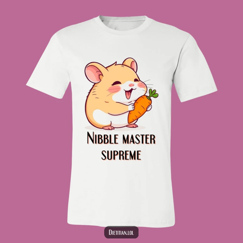 Funny Hamster Carrot Joy Tee: Wear Your Happiness Comically